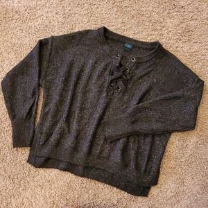 ❣Tie front sweater